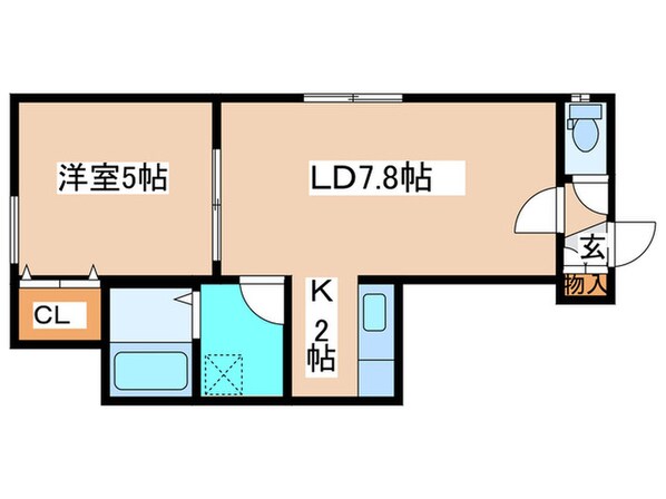 Ｒ．Ｅ．Ｄ　北１９条の物件間取画像